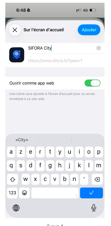 Étape 5 - Confirmation et Ajout